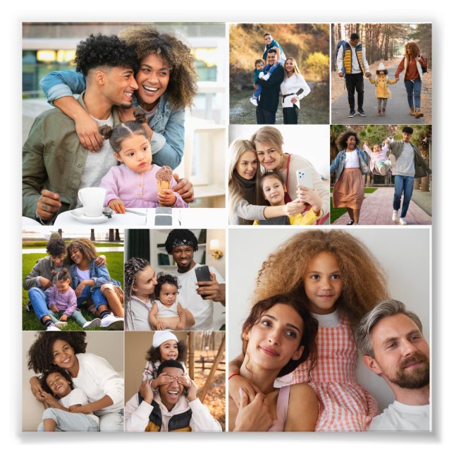 Design da Sua Própria Colagem de Fotos 10 (Frente)