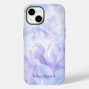Design das Flores Lilás Roxas Elegantes