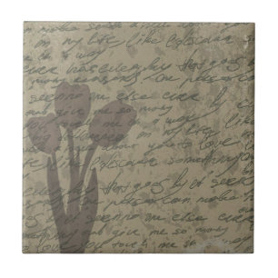 Design das tulipas do vintage