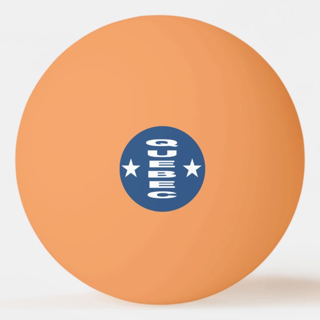 design de 3 estrelas bola de ping pong de laranja  (Frente)