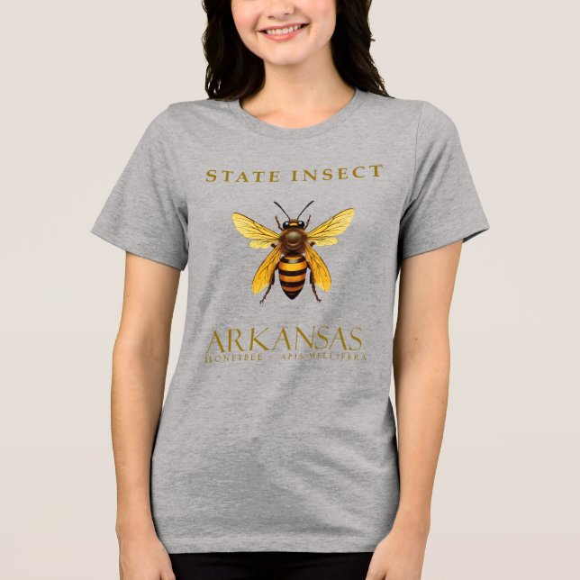 Design de Abelha Melífera do Arkansas (Frente)