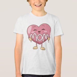 Design de Abraço de Coração de Mãe Kawaii