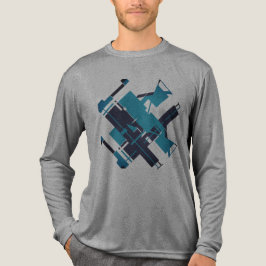 Design de Abstrato Marinho de Diagonal Azul Teal