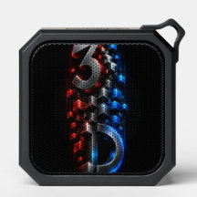 Design de Alto-Falante Bluetooth 3D Moderno