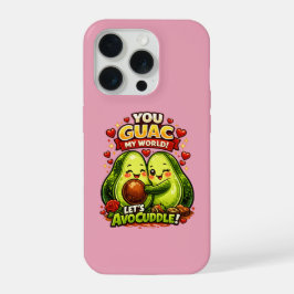 Design de amor do Dia dos Namorados de abacate fof