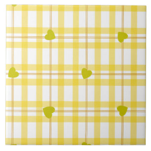 Design de aquarela em amarelo limão com corações