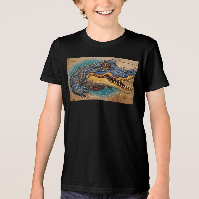 Design de Arte Crocodilo Australiano (Frente)