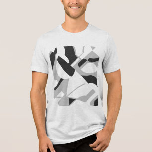 Design de Arte Diagonal em Negrito com Cinza