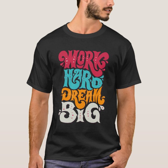 Design de Arte Digital de Camiseta Motivacional Ma (Frente)