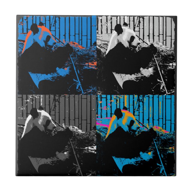 Design de Arte Moderna com Urso Panda (Frente)