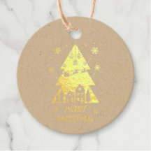 Design de árvore de Natal Festiva Elegante com tre