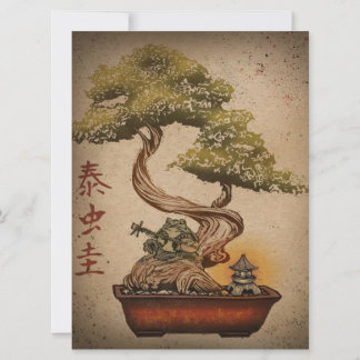Design de Árvore sapo Bonsai | Presente de anivers