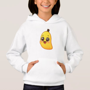 Design de Banana Kawaii Fofa para Crianças