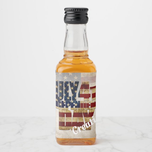 Design de Bandeira do Dia da Independência 4 de ju (Frente)