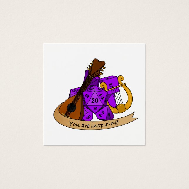 Design de Bard Dice (Frente)