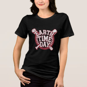 Design de Baseball no Dia da Terra