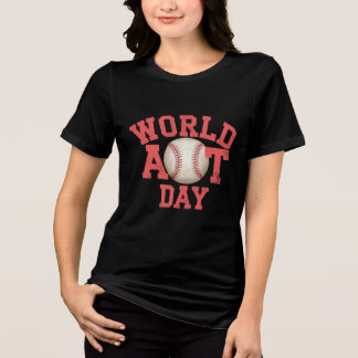 Design de Baseball no Dia Mundial da Arte