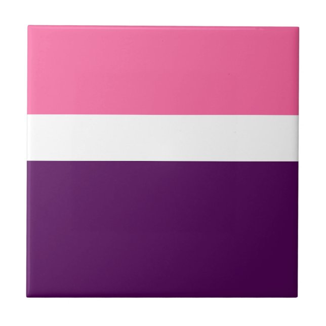 Design de Bloco de Cores Simples Púrpura, Cor-de-R (Frente)