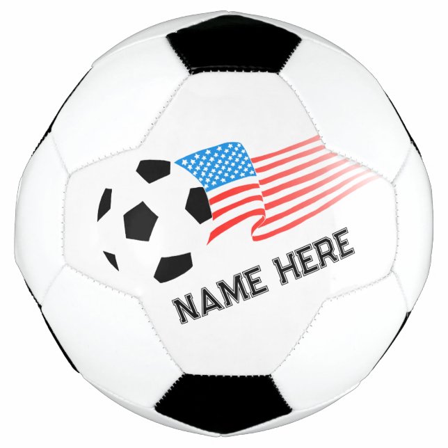 Design de Bola de Futebol Personalizada Com Bandei (Frente)