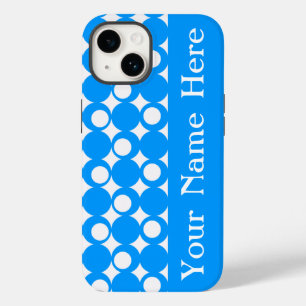 Design de Bola de Mod Azul Claro com nome