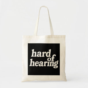 Design de Bolsa Tote Orgulho de Deficiência Auditi