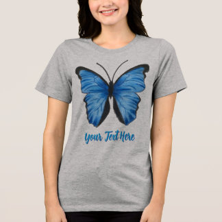 Design de Borboleta Azul Personalizável