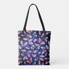 Design de borboleta de Tote All-Over-Impressão