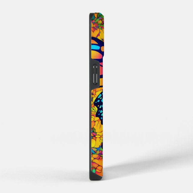 Design de borboleta iPhone 14 Capas (Lado direito)