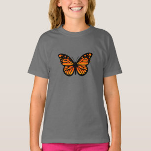 Design de Borboleta Monarca - Camiseta Básica Femi