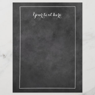 Design de cabeçalho de carta de casamento em lousa