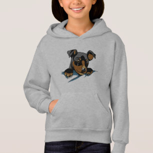 Design de cachorro de Dachshund preto fofo