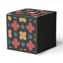 Design de Caixa de Favor Modernizado Retro