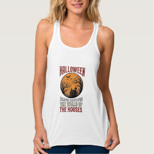 Design de Camisa da Lua da Casa Assombrada do Hall