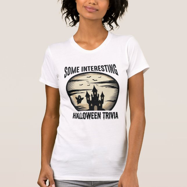 Design de Camisa da Lua Fantasma de Trivia de Hall (Frente)