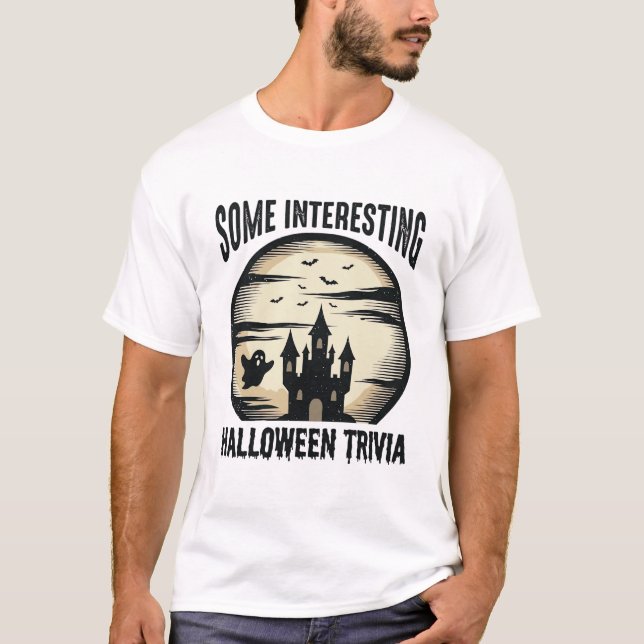 Design de Camisa da Lua Fantasma de Trivia de Hall (Frente)
