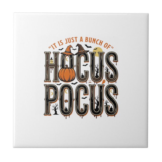Design de Camisa de Abóbora de Halloween Hocus Poc (Frente)