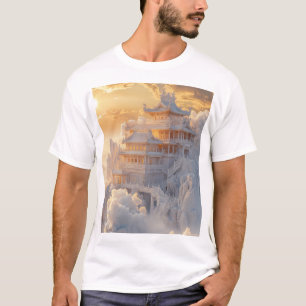 Design de Camisa de Camisa ouro de Jade Branca do