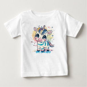 Design de Camisa de Cartoon do Unicorn e do Toddle