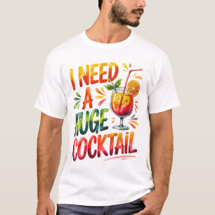 Design de Camisa de Coquetel Engraçado