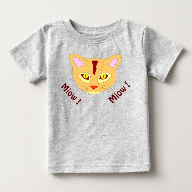 Design de Camisa de Gato de Criança de Amor (Frente)