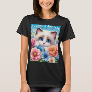 Design de Camisa de Gato Encantadora