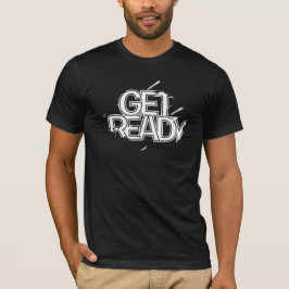 Design de Camisa de Gyterm Grunge "Prepare-se"