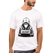 Design de Camisa de Hacker Negro