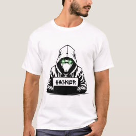 Design de Camisa de Hacker Negro