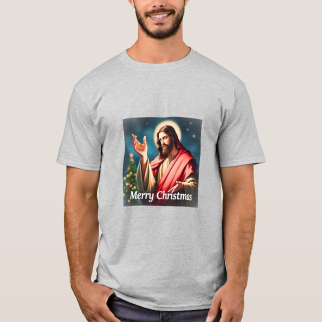 Design de Camisa de Natal Festiva e Feliz (Frente)