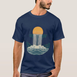 Design de Camisa de Serenidade Sunset