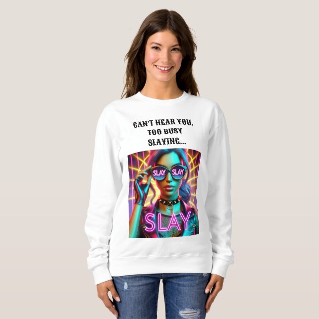 Design De Camisa De Suor Muito Ocupada. (Frente Completa)