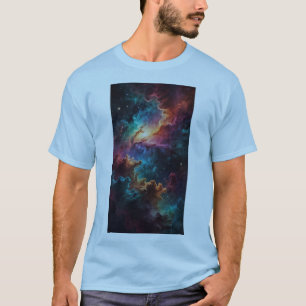 Design de Camisa de T em espiral cósmica