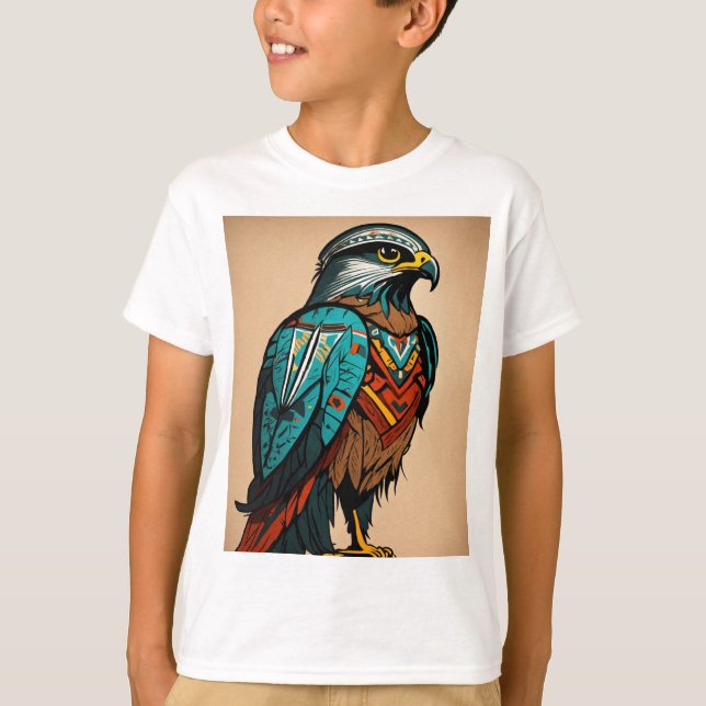 Design de Camisa de T-Shirt de Crystal Eagle (Frente)