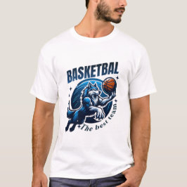 Design de Camisa de T-Shirt Fierce Wolf Basball